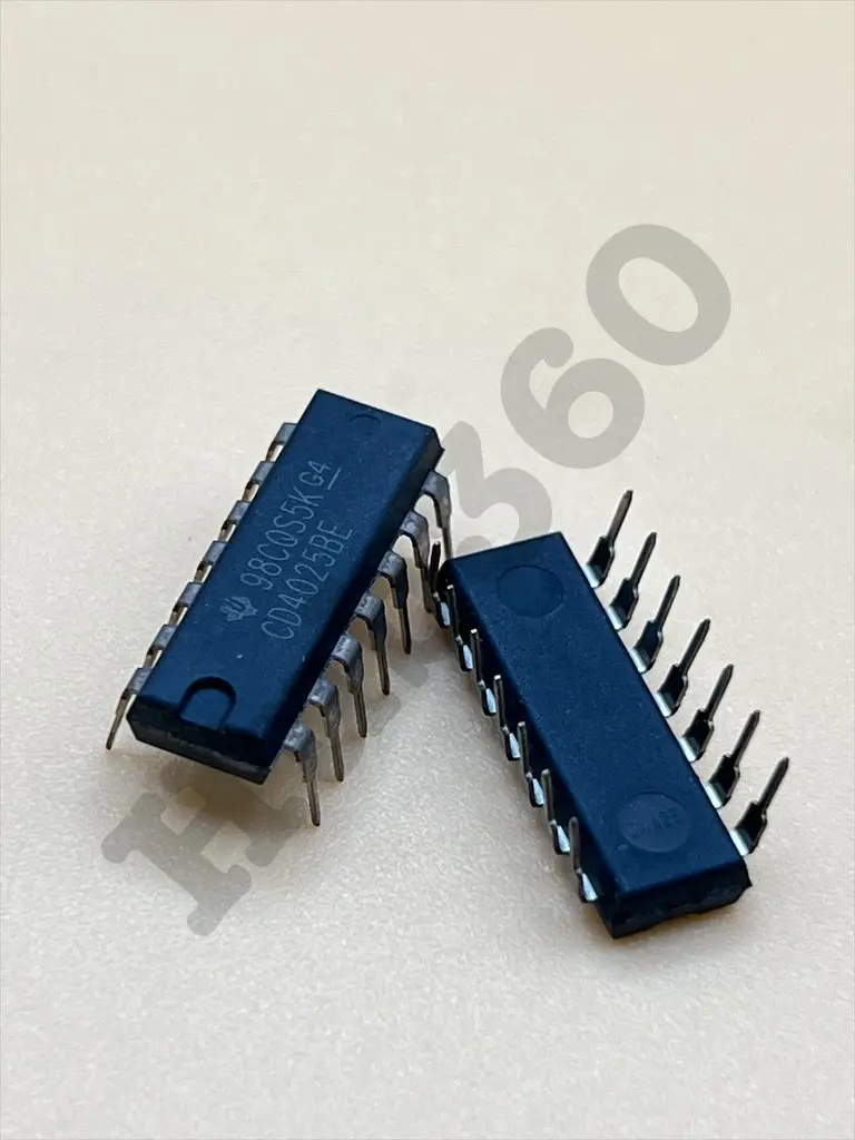 CD4025 grid and inverter chip