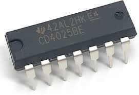 CD4025 grid and inverter chip