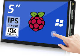 Raspberry Pi-Compatible 5-Inch Touch Screen Display
