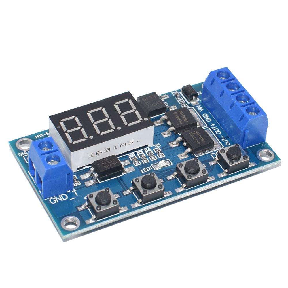 MOSFET Delay timer switch with display