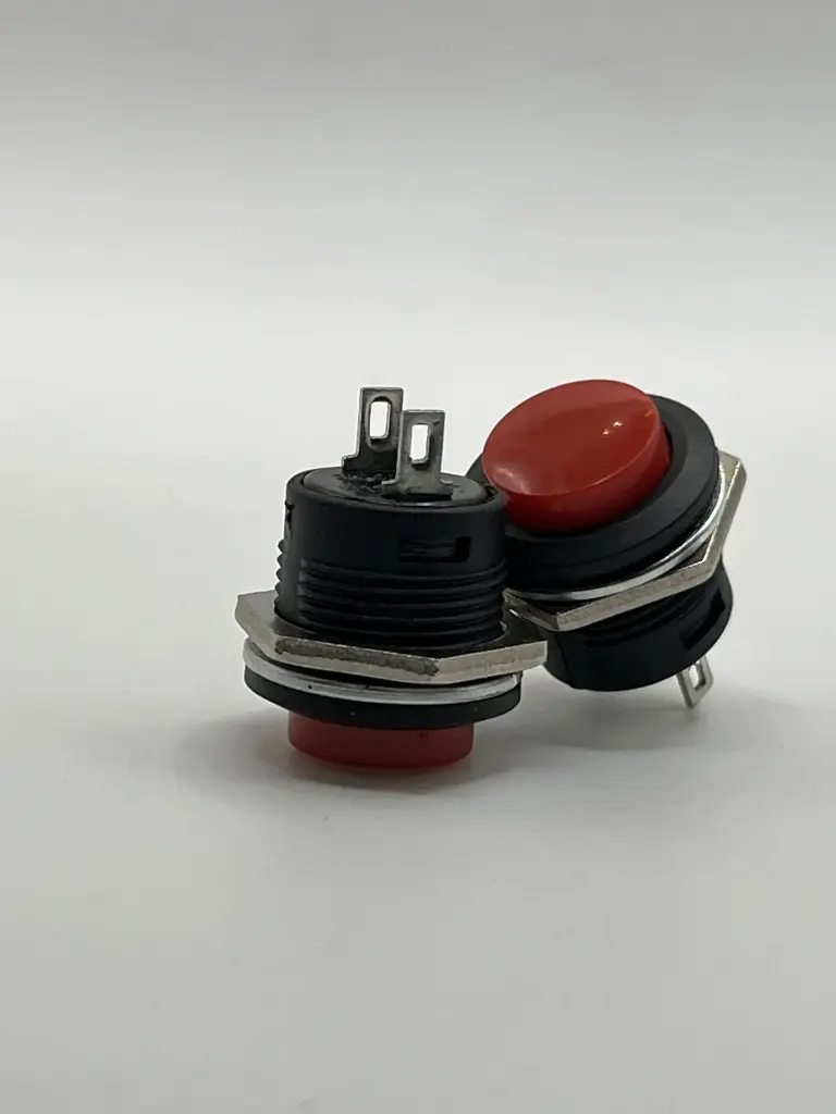 R13-507 16mm Red Non Locking Reset Switch