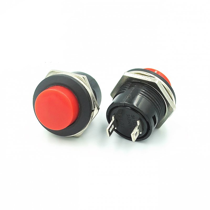 R13-507 16mm Red Non Locking Reset Switch