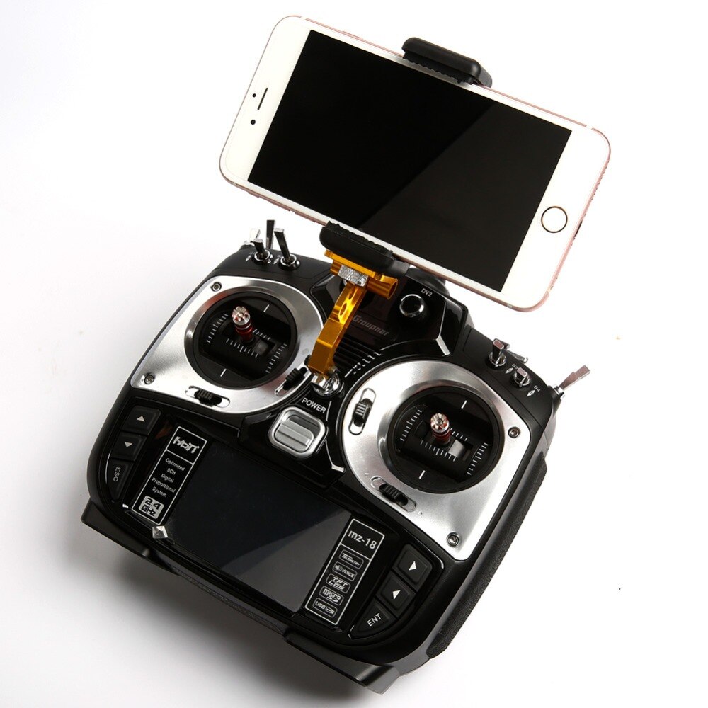 FPV 7 inch Display mount with mobile Phone holder