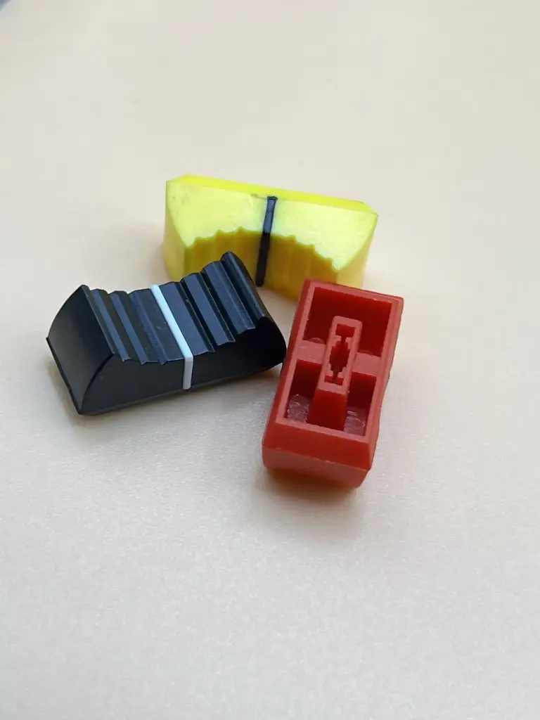 4mm shallow hole linear potentiometer/ amplifier mixer knob cap