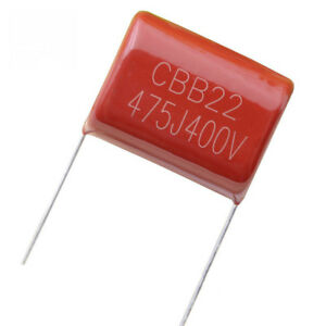CBB 475J 400V 4.7UF Metallized Film Capacitor