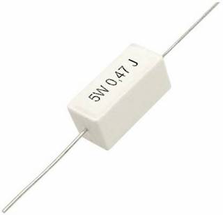 0.47 ohm 5W cement / choke resistor