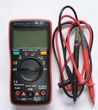 Zoyi ZT-109 Small Handheld Tester Autoranging Digital Multimeter