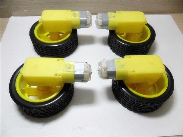 Smart car Tyre with geared motors 4 sets