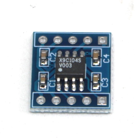 X9C104 digital potentiometer
