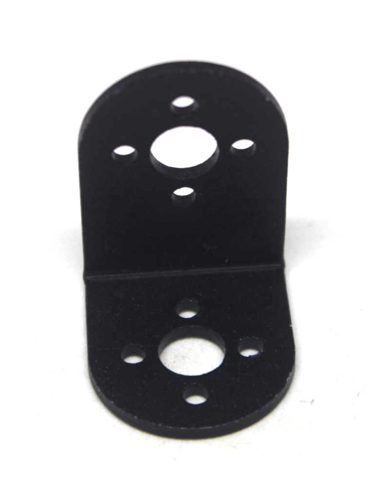 L shaped servo bracket