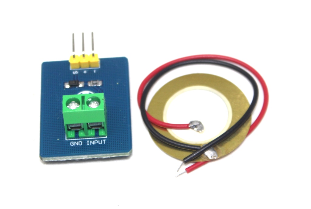 Analog piezoelectric vibration module