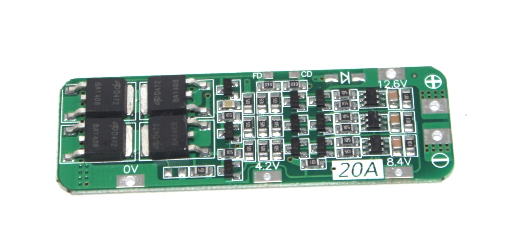 18650 20A 3S lipo BMS protection board
