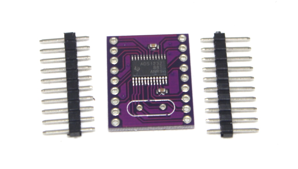MCU-1232 ADS1232 Ultra low noise 24bit Analog to Digital coverter (ADC)