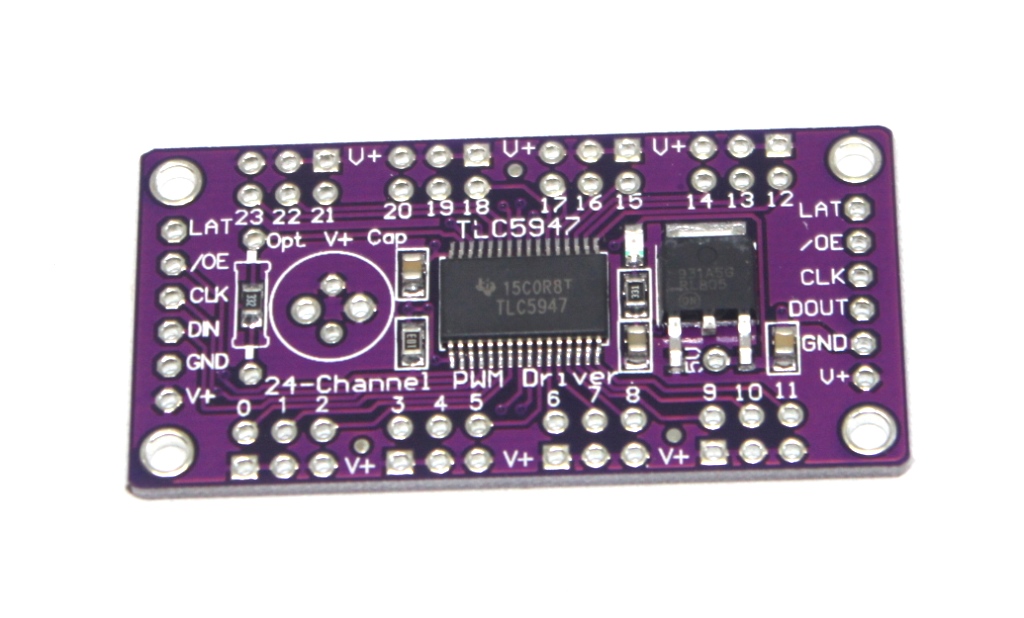 TLC5947 PWM LED driver module