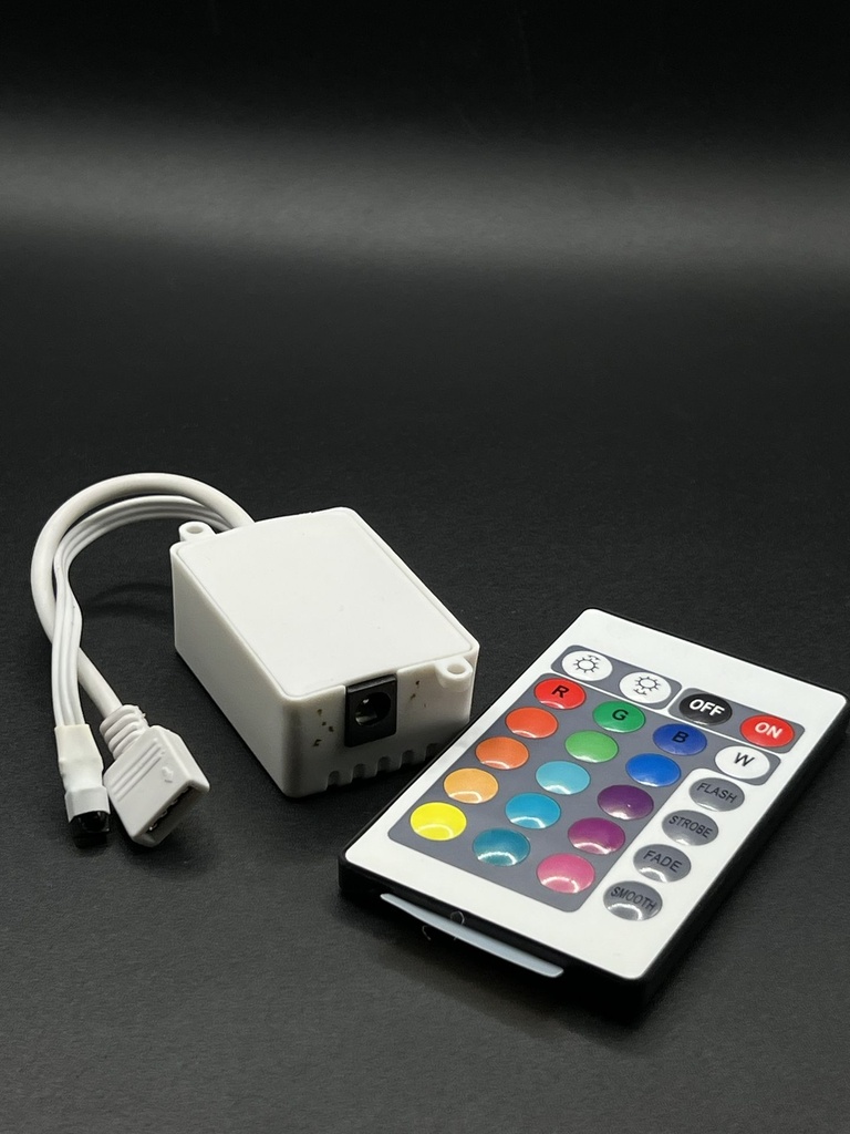 24 key infrared colorful light strip controller