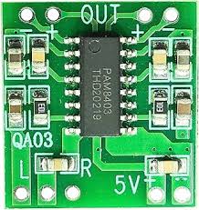 PAM8403 class D dual channel power amplifier