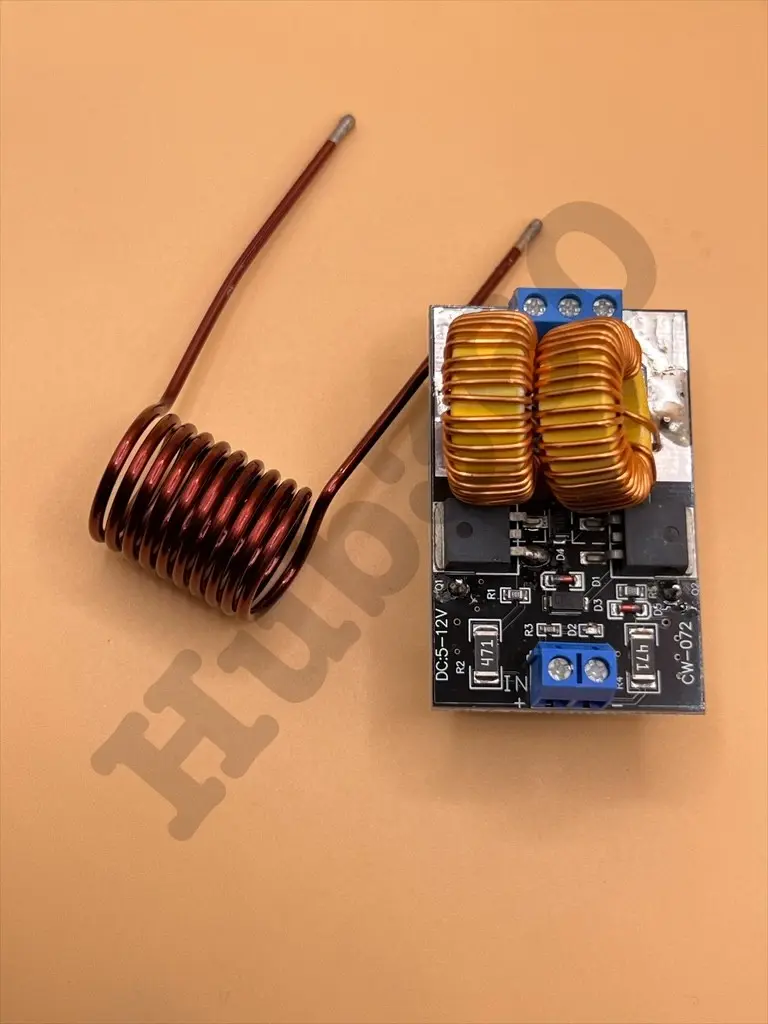 Mini ZVS Tesla Jacobs Ladder induction heating board