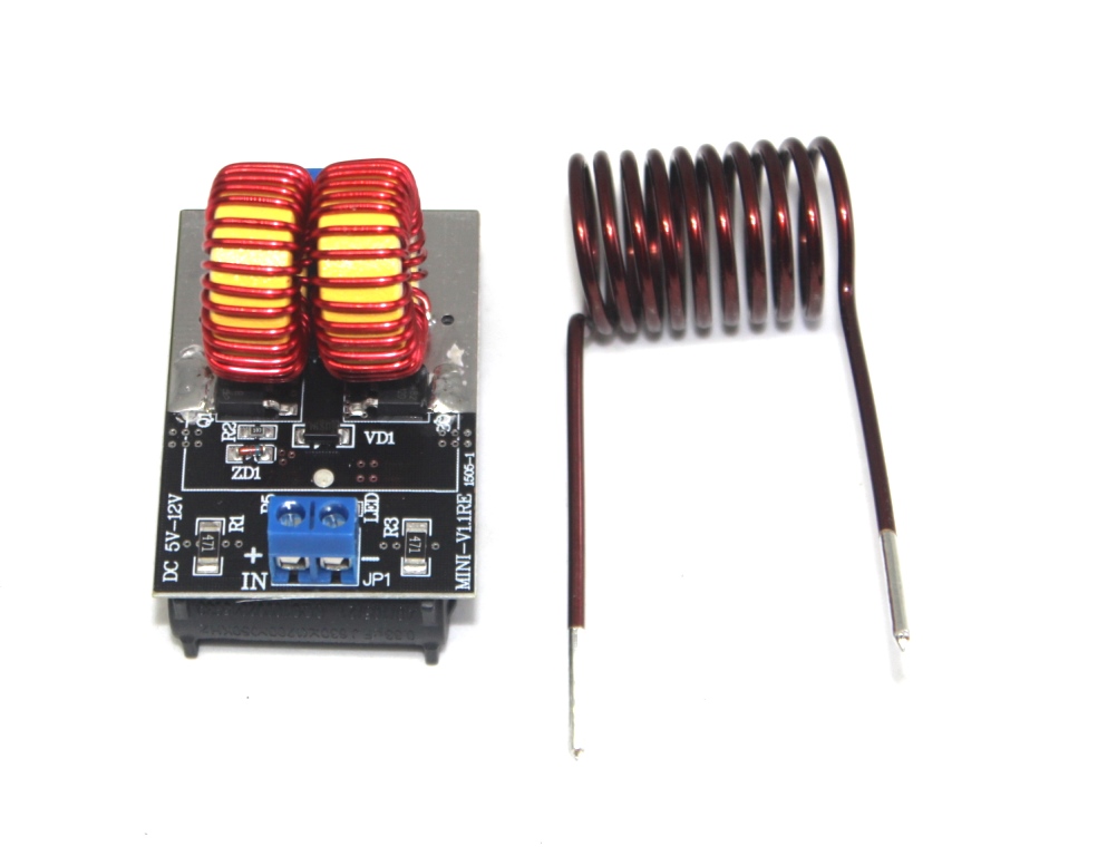 Mini ZVS Tesla Jacobs Ladder induction heating board