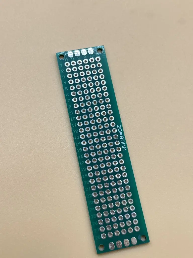 2cmx8cm double sided fiberglass PCB veroboard/stripboard