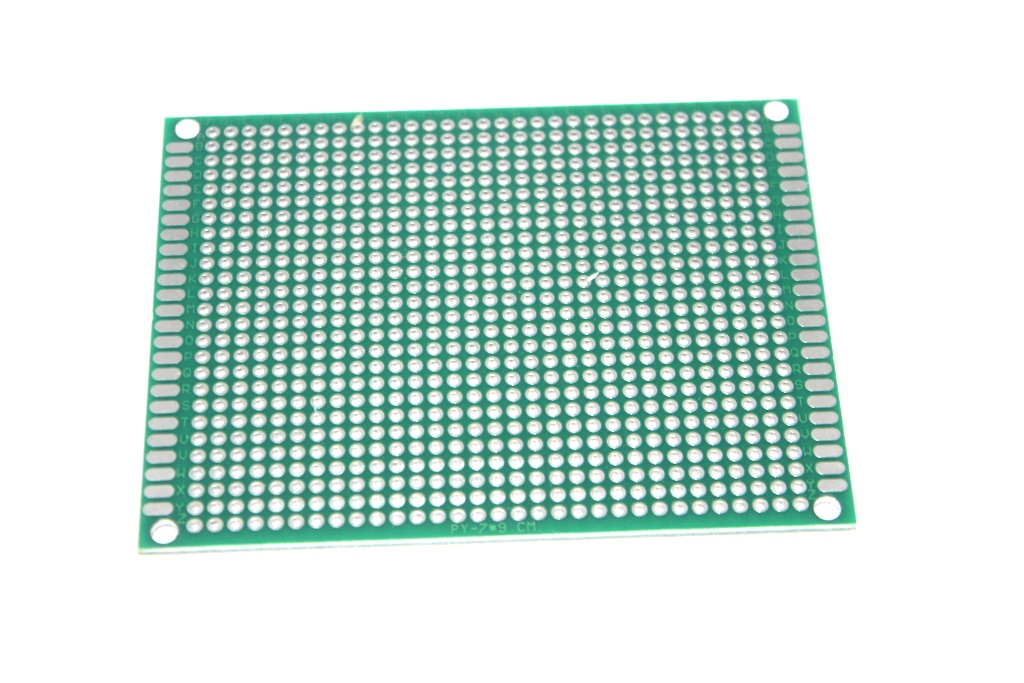 7cmx9cm double sided fiberglass PCB veroboard/stripboard