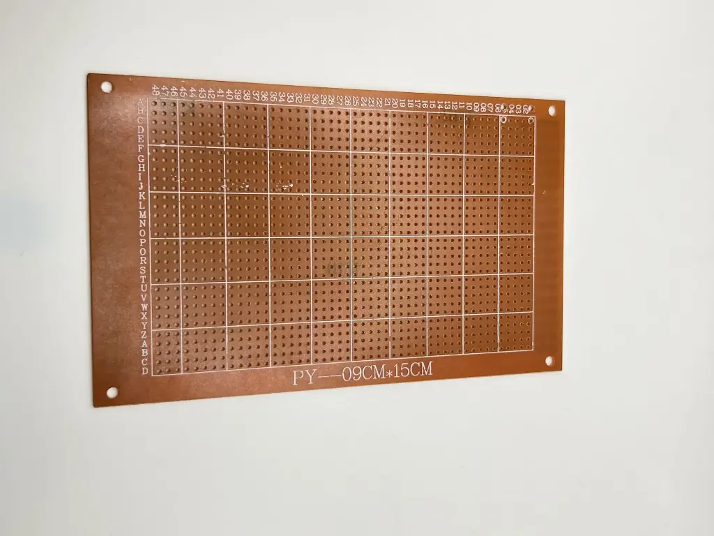 9cmx15cm double sided fiberglass PCB veroboard/stripboard