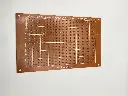 9cmx15cm double sided fiberglass PCB veroboard/stripboard