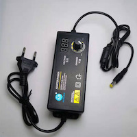 60W 3-36V Universal Adjustable Voltage Adapter with Display
