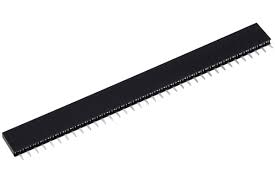 1.27mm 40pin female header SIL socket