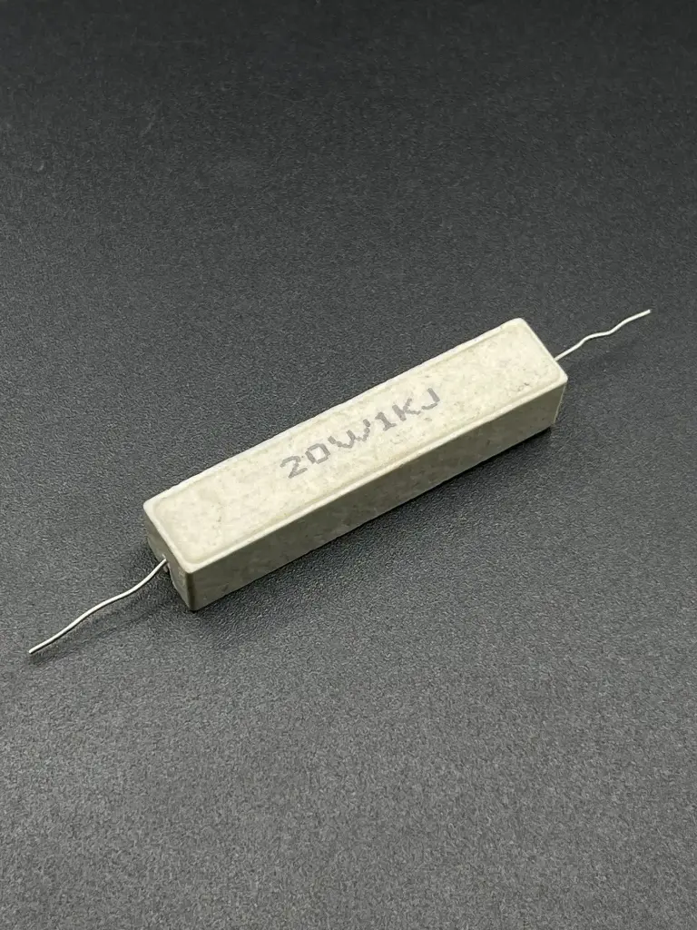 1K 20W 5% Ceramic cement resistor