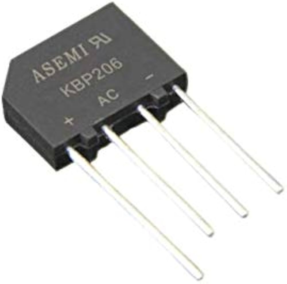 KBP206 2A 600V bridge rectifier