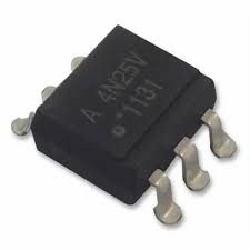 4N25 transistor output optocoupler