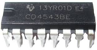 CD4543 logic chip
