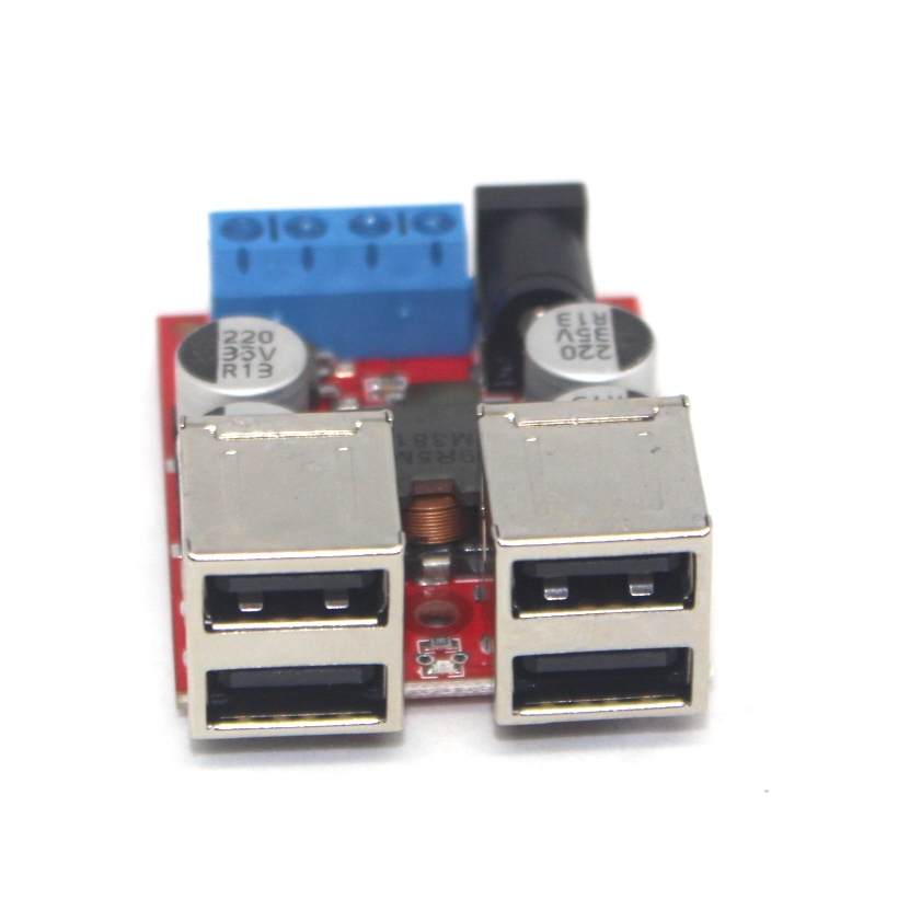 4 USB DC-DC Buck fast charge module