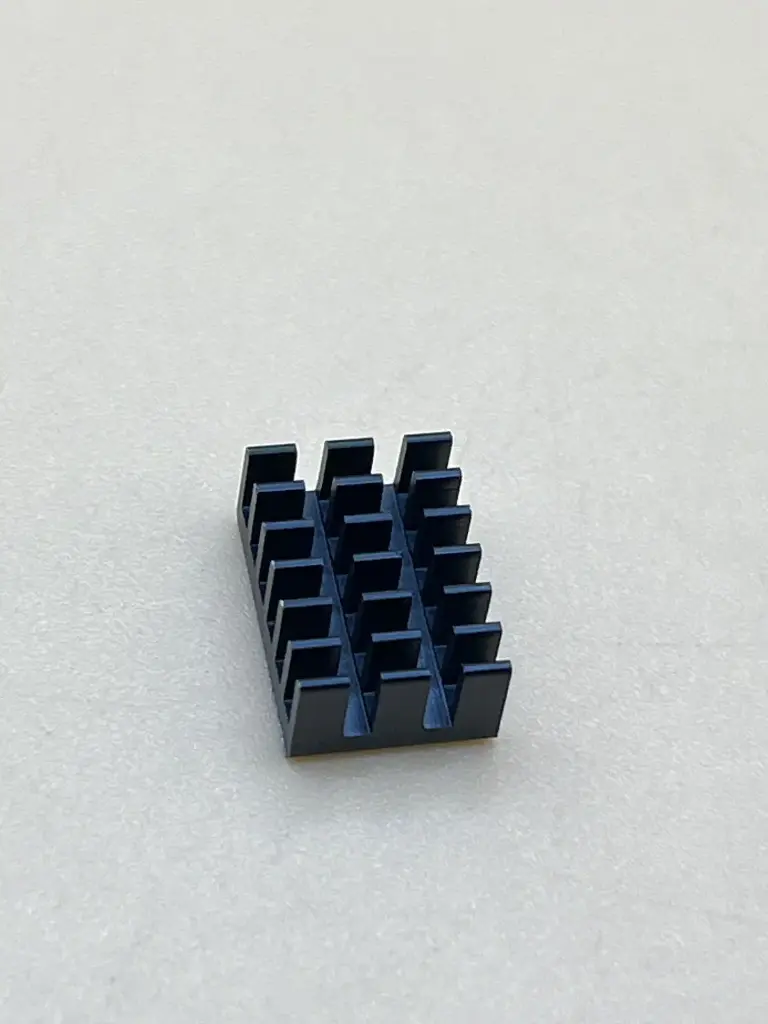 Rapsberry pi anodized black heat sink