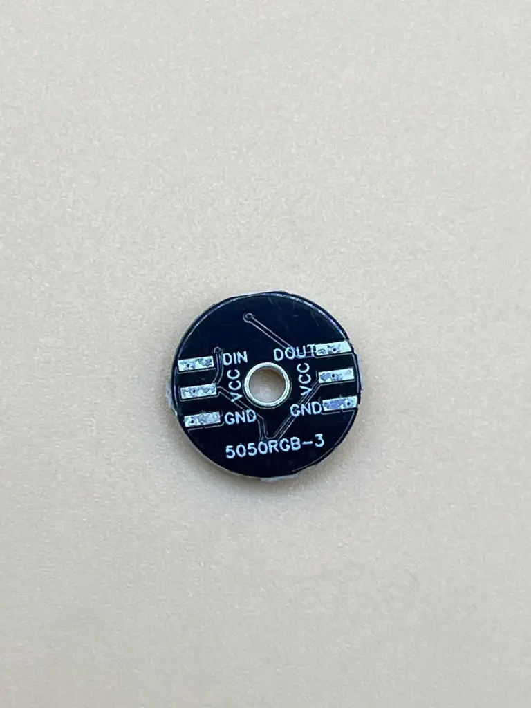 WS2812 5050 3  bit round RGB LED Magic color module