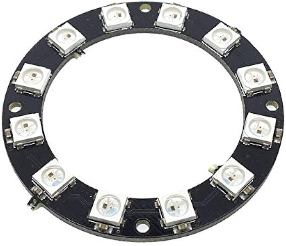 WS2812 5050 12 bit round RGB LED Magic color module