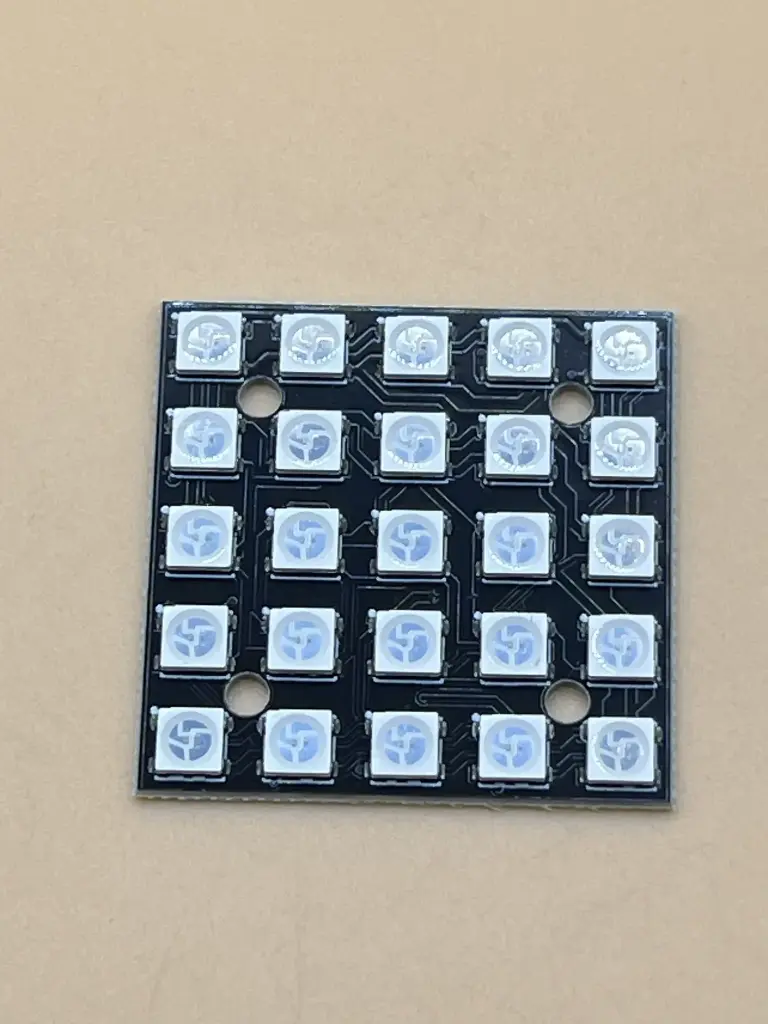 WS2812 5050 25 bit Square RGB LED Magic color module