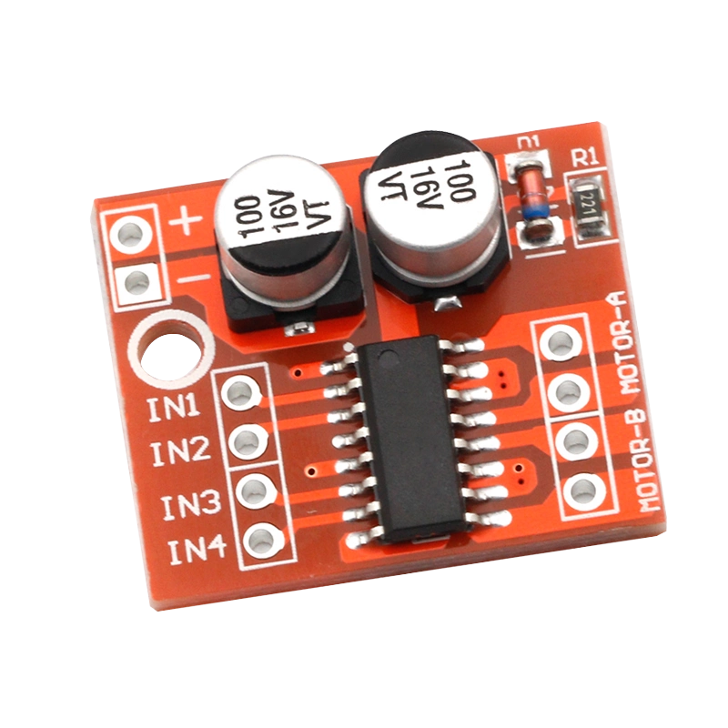 Mini L298N 2 way DC motor driver board