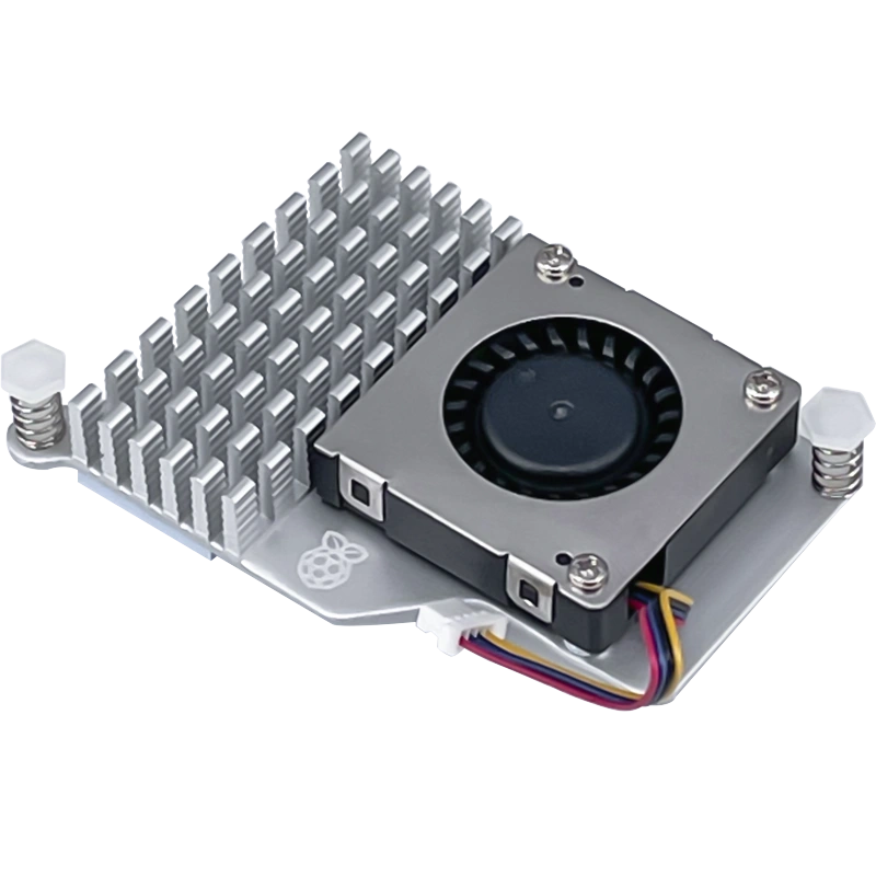 Raspberry Pi 5 Radiator Cooler – Active Aluminum Heatsink with PWM Fan for Pi 5 Performance Cooling