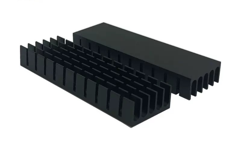 Adhesive aluminum heat sink 50*25*10