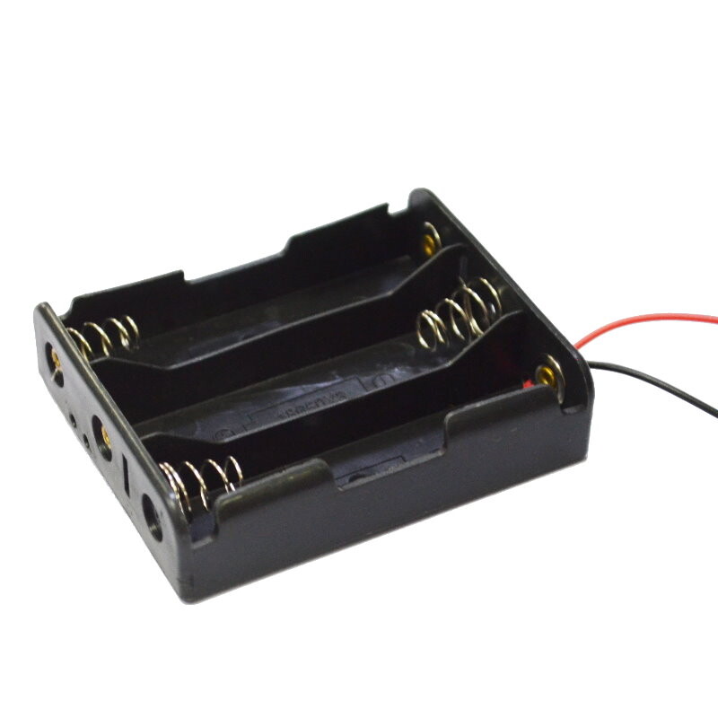 18650 battery holder with wire 3 slots