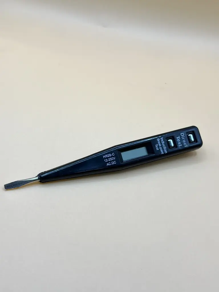 Black electric test pen