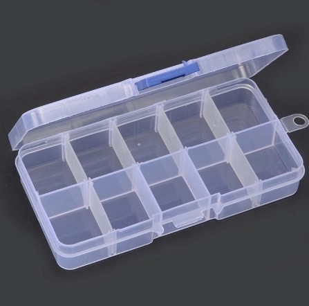 10 grid component box