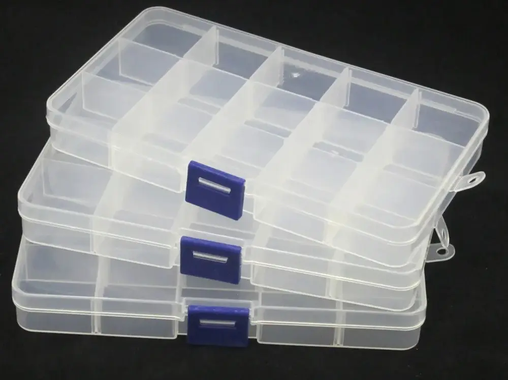 15 grid component box