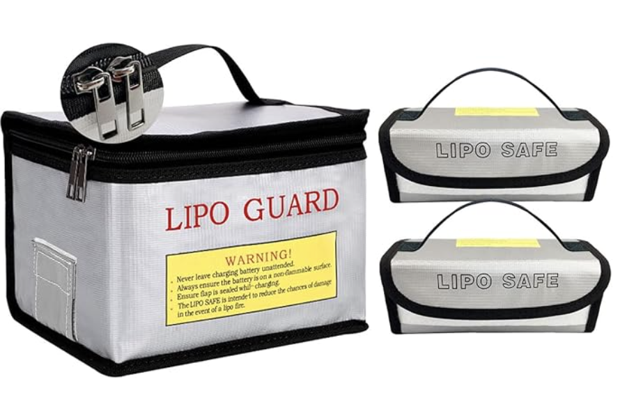LiPo Battery Safety Storage and Charging Bags – Fireproof &amp; Explosion-Proof