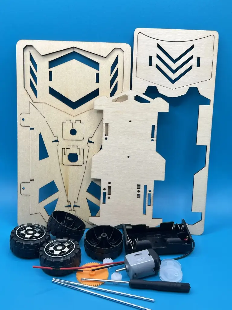DIY STEM four wheel Racing car kit