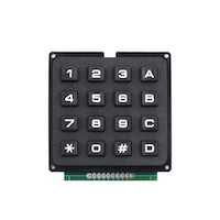 Plastic keyboard 4x4