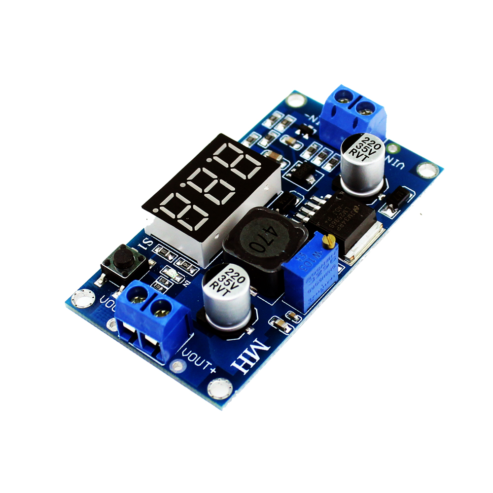 Lm2596 with voltmeter display