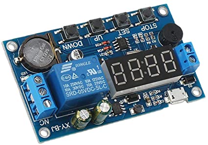 Relay timer with real time clock