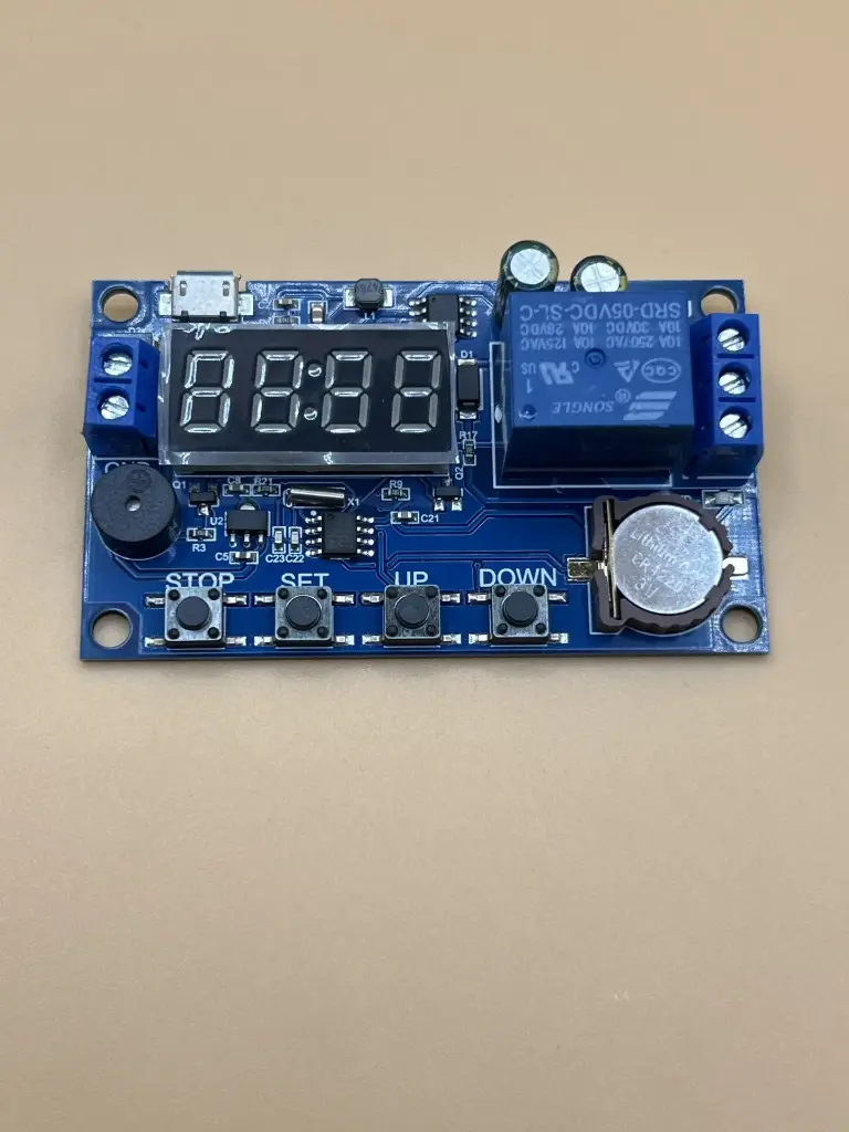Relay timer with real time clock